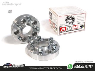 SEPARADORES DOBLE ANCLAJE AVM 31MM PARA NISSAN