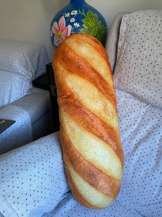 Cojín gigante pan baguette