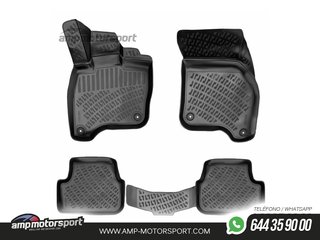 ALFOMBRILLAS DE GOMA RIZLINE PARA VOLKSWAGEN E-GOLF 2014-2025