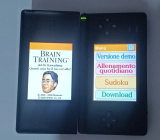 Nintendo DS con giochi e accessori