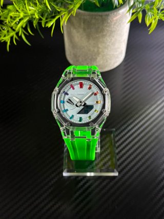 Reloj G-Shock Transparente y Verde