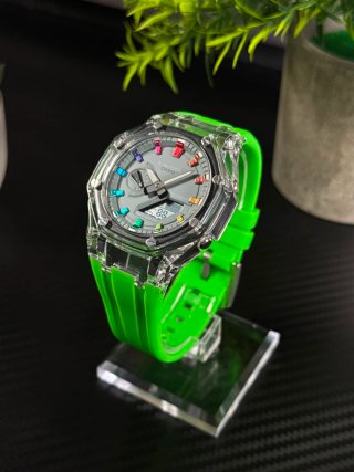 Reloj G-Shock Transparente y Verde
