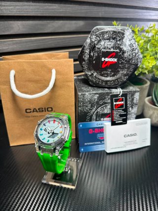 Reloj G-Shock Transparente y Verde