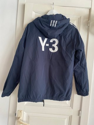 Chaqueta Y-3 Azul Marino con Rayas