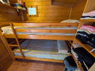 Literas de madera para casa de campo