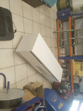 Mesa TV 2 cajones blanca