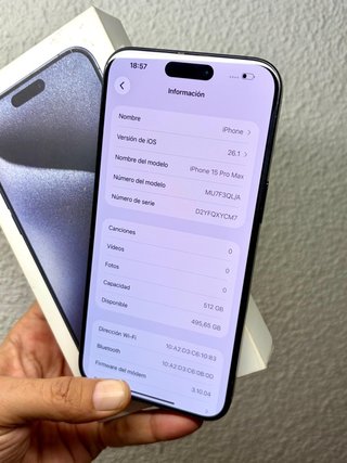 iPhone 15 Pro Max 512gb IMPECABLE