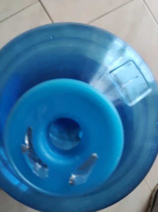 2 Garrafas de agua 20L azules