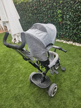 Triciclo para bebé con dirección para padres