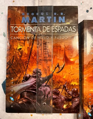 Libros de Tormenta de Espadas Juego de Tronos