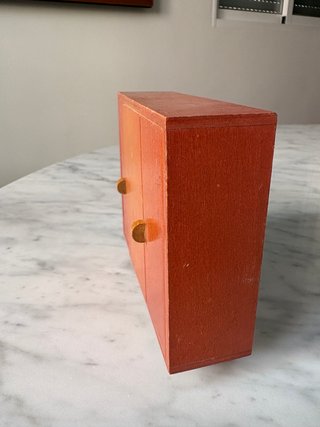 Armario Alemán de Madera Casa Muñecas 1:12