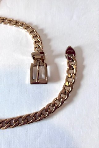 Zara Cinturón Cadena metal  Dorado