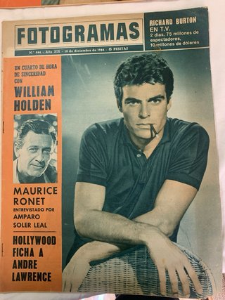 Lote de cuatro Revistas antiguas Fotogramas 1964