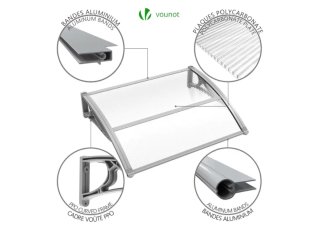 Marquesina para puerta exterior
