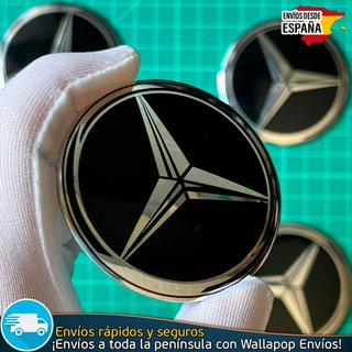 Emblemas Mercedes 60mm x4 Tapacubos Centro Llantas