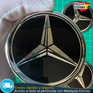 Emblemas Mercedes 60mm x4 Tapacubos Centro Llantas
