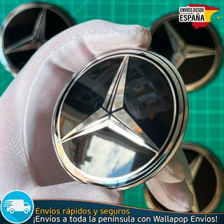 Emblemas Mercedes 60mm x4 Tapacubos Centro Llantas
