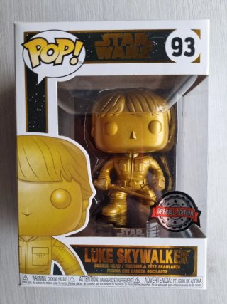 Funko Pop! Star Wars Luke Skywalker #93 Dorado