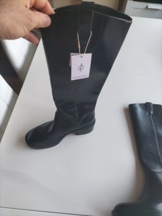 Botas altas negras mujer