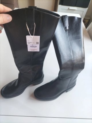 Botas altas negras mujer