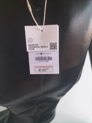 Botas altas negras mujer