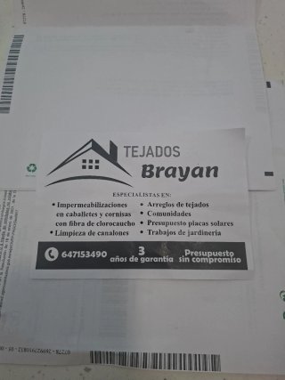 Tejados brayan