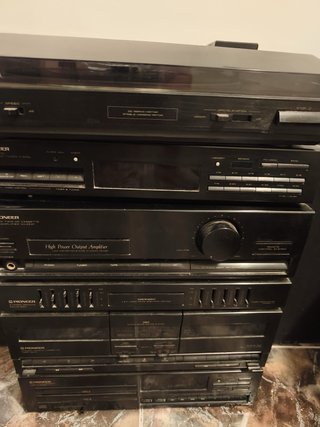 Equipo de música Pioneer negro