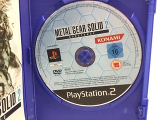 E586200-0 METAL GEAR SOLID 2 SUBSTANCE PS2