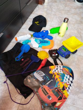 Lote Juguetes Verano: Pistolas Agua, Camión...