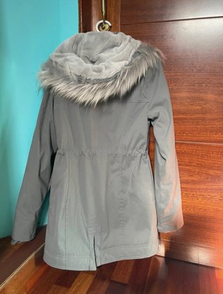 Chaqueta Hollister Gris Mujer