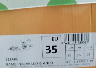 Sandalias Niña Andanines Blancas y Doradas