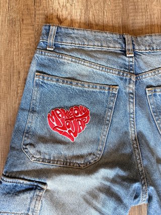 Jorts Vaqueros Cargo Bershka