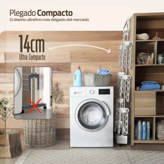 Tendedero Vertical Plegable 5 Niveles 40 kg