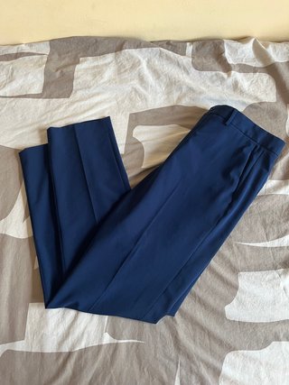 Pantalón de traje azul