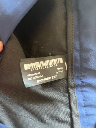 Pantalón de traje azul
