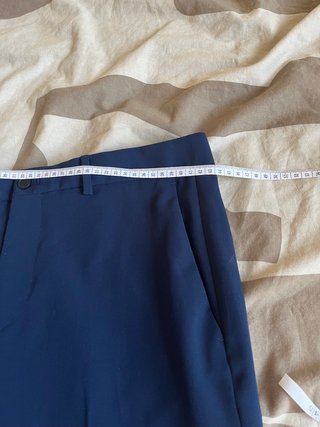 Pantalón de traje azul