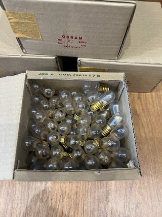 Lote Bombillas Osram Filamento 10W 60V 20€ caja