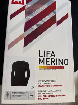 Camiseta termica  Helly Hansen Mujer XL Negra