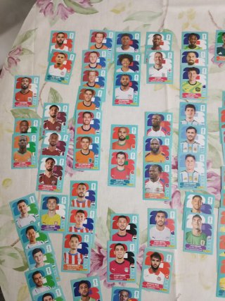 Lote 138 Stickers Mundial 2026 sin repetir