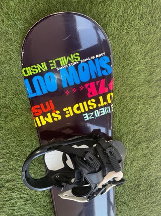 Snowboard Wed'ze con fijaciones
