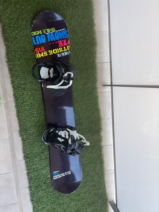 Snowboard Wed'ze con fijaciones