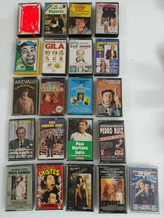 Lote 20 Cassettes Humor y Comedia