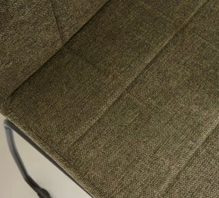 Silla El Corte Inglés verde tapizada