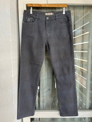 Pantalón Vaquero Gris Talla 30