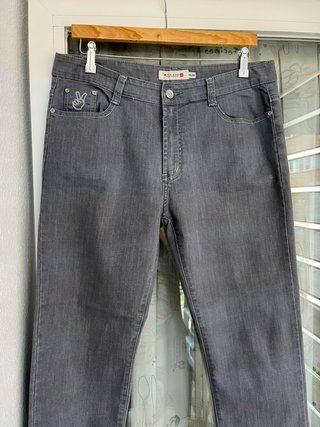 Pantalón Vaquero Gris Talla 30