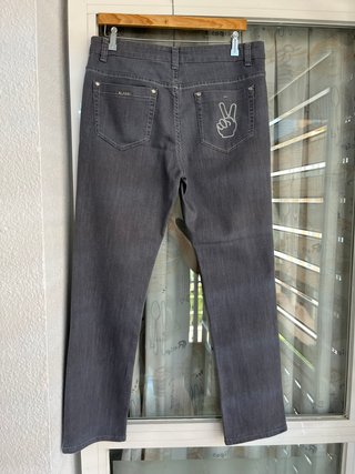 Pantalón Vaquero Gris Talla 30