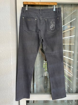 Pantalón Vaquero Gris Talla 30