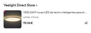 Lámpara LED Techo moderna y elegante
