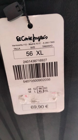 Vestido negro talla grande XXXL