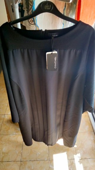 Vestido negro talla grande XXXL